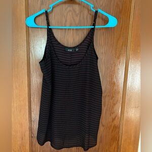 Red & Black Striped Tank Top ❤️🖤❤️🖤